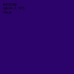 #2C026B - Paua Color Image