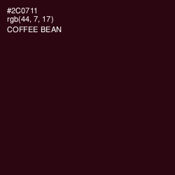 #2C0711 - Coffee Bean Color Image