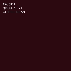 #2C0811 - Coffee Bean Color Image