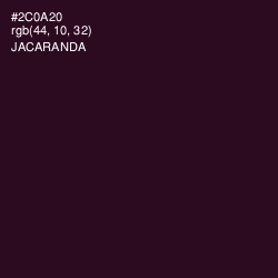 #2C0A20 - Jacaranda Color Image