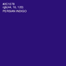 #2C1078 - Persian Indigo Color Image