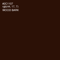 #2C1107 - Wood Bark Color Image