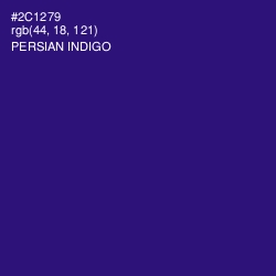 #2C1279 - Persian Indigo Color Image