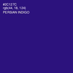 #2C127C - Persian Indigo Color Image