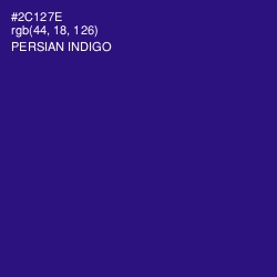 #2C127E - Persian Indigo Color Image