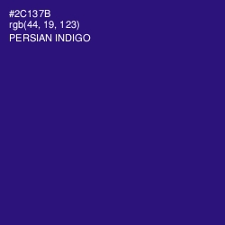 #2C137B - Persian Indigo Color Image