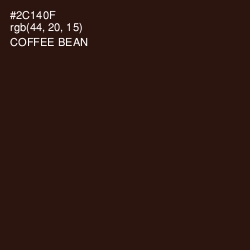 #2C140F - Coffee Bean Color Image