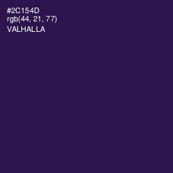 #2C154D - Valhalla Color Image