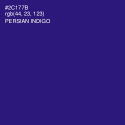 #2C177B - Persian Indigo Color Image