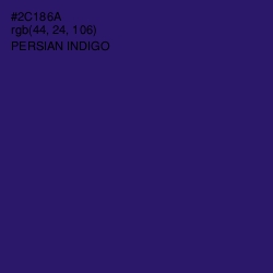 #2C186A - Persian Indigo Color Image