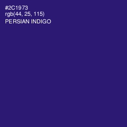 #2C1973 - Persian Indigo Color Image