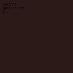 #2C1A16 - Oil Color Image