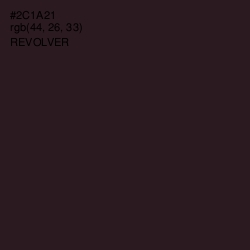 #2C1A21 - Revolver Color Image