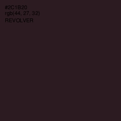 #2C1B20 - Revolver Color Image