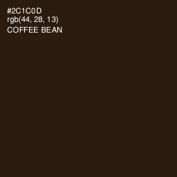 #2C1C0D - Coffee Bean Color Image