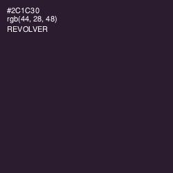 #2C1C30 - Revolver Color Image
