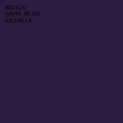 #2C1C41 - Valhalla Color Image