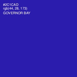 #2C1CAD - Governor Bay Color Image