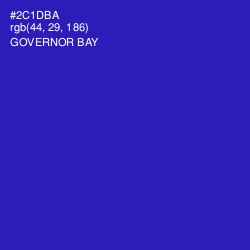 #2C1DBA - Governor Bay Color Image