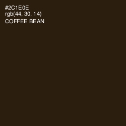#2C1E0E - Coffee Bean Color Image