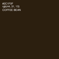 #2C1F0F - Coffee Bean Color Image