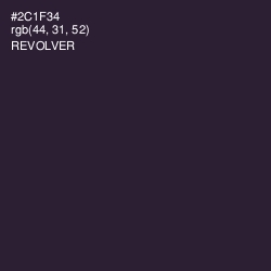 #2C1F34 - Revolver Color Image