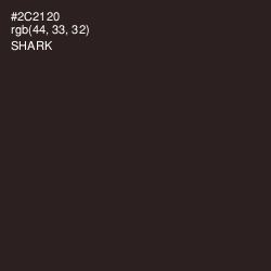 #2C2120 - Shark Color Image