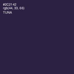 #2C2142 - Tuna Color Image