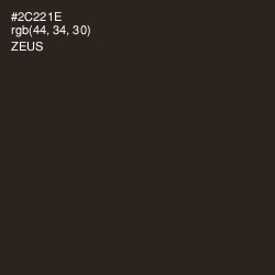 #2C221E - Zeus Color Image