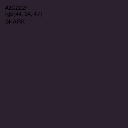 #2C222F - Shark Color Image