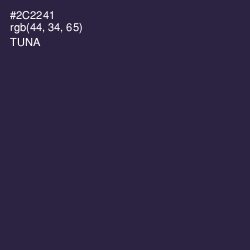 #2C2241 - Tuna Color Image