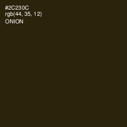 #2C230C - Onion Color Image