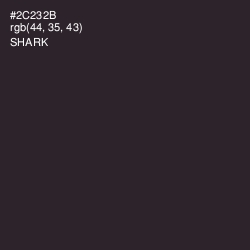 #2C232B - Shark Color Image