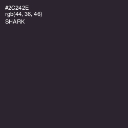 #2C242E - Shark Color Image