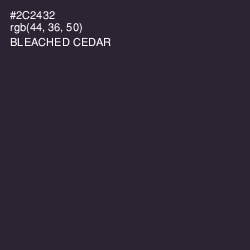 #2C2432 - Bleached Cedar Color Image
