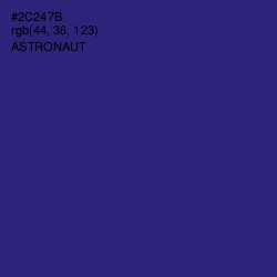 #2C247B - Astronaut Color Image