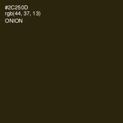 #2C250D - Onion Color Image