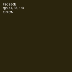 #2C250E - Onion Color Image