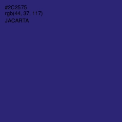 #2C2575 - Jacarta Color Image