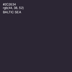 #2C2634 - Baltic Sea Color Image