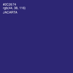 #2C2674 - Jacarta Color Image