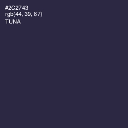 #2C2743 - Tuna Color Image