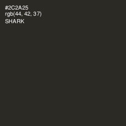 #2C2A25 - Shark Color Image