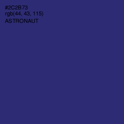#2C2B73 - Astronaut Color Image