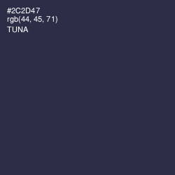 #2C2D47 - Tuna Color Image