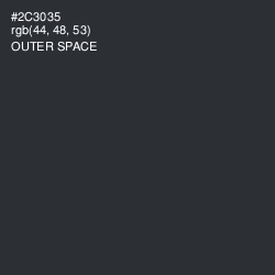 #2C3035 - Outer Space Color Image