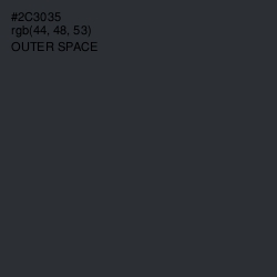 #2C3035 - Outer Space Color Image