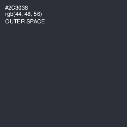 #2C3038 - Outer Space Color Image