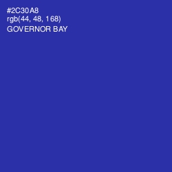 #2C30A8 - Governor Bay Color Image