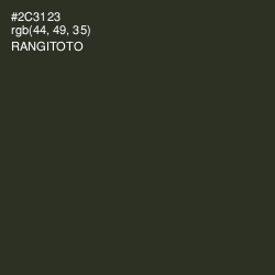 #2C3123 - Rangitoto Color Image
